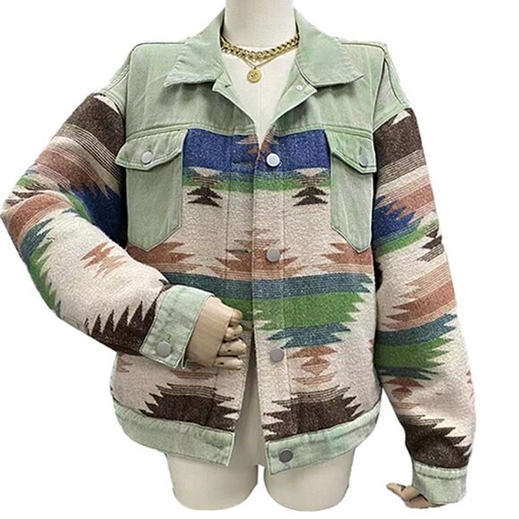 THE KARIANA LADIES AZTEC PRINT  JEAN SHACKET - Picture 8 of 9